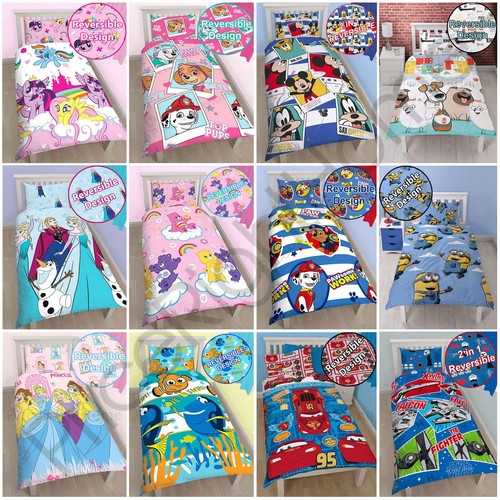 Kids girls boys single duvet - single,