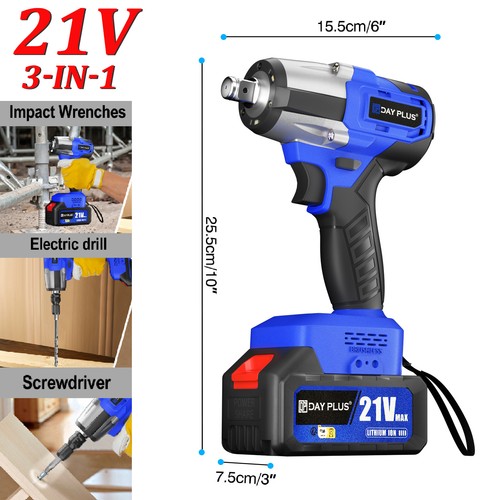 Cordless impact wrench 2500nm - cordless,