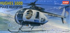Academy 1643 1/48 Hughes MD500D Police Helicopter & Motorcycle - CHP  Box Sealed