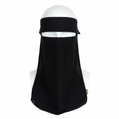 Black flap niqab one - niqab,