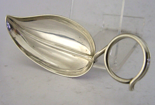 Novelty sterling silver - silver, leaf