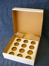 Cupcake Boxes White Heavy Duty Holds 24 or 12 - diff pack sizes