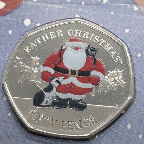 2019 christmas 50p coin - 2019, in