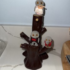 Sylvanian Families Tree House Tree 1986 Epoch tree & 3 owls  Animal Playset  