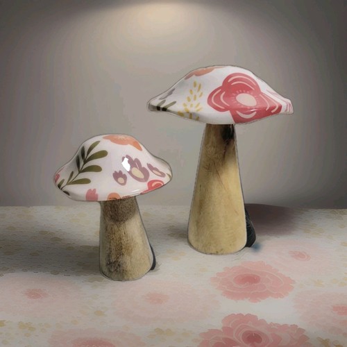 Melrose floral mushroom wood - mushroom,