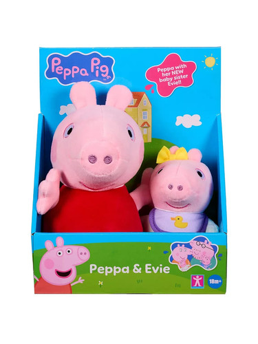 Peppa pig and evie - evie, plush