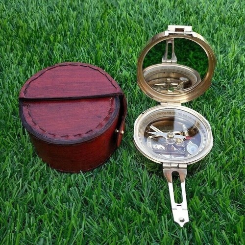Compass 100 working - compass, brass