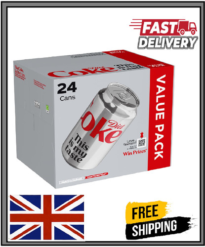 Diet coke soft drink cans - coke,
