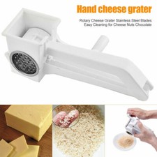 Stainless Steel Rotary Cheese Grater Hand Held Cut Slicer Multifunction Grater