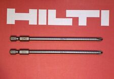 2 TIPS, NEW BITS, GENUINE HILTI SMD 57 COLLATED SCREWGUN PART. Same Day Dispatch