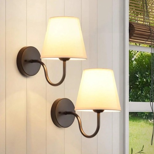 Modern fabric wall lamp e27 - modern,
