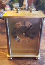 Coral Vintage Carraige Clock. West Germany
