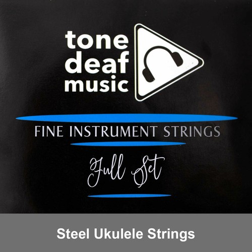 Steel ukulele strings - steel, gauge