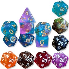 DND Dice Set 7pcs Polyhedral