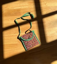 Vintage Small Burgundy Boho