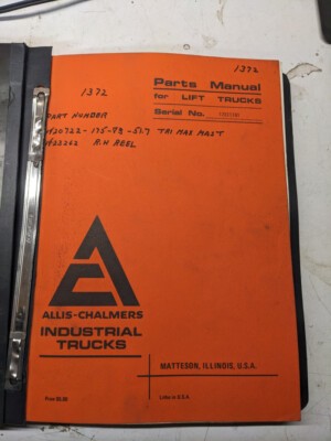 Allis chalmers fork lift truck - fork,