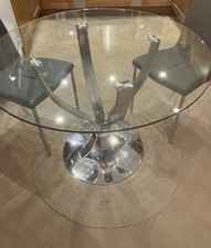 Next Tulip Dining Table And 2