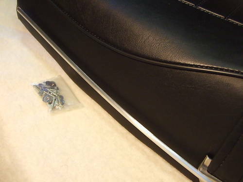 Motorcycle seat chrome - motorcycle,