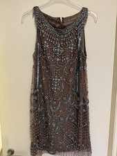 Jenny Packham Sequin & Silk  Dress