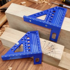 Multi Angle 3D Carpenter Square Aluminum Ruler for Woodworking and Craft Tools