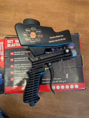 Sand blaster gun gravity feed - blaster,