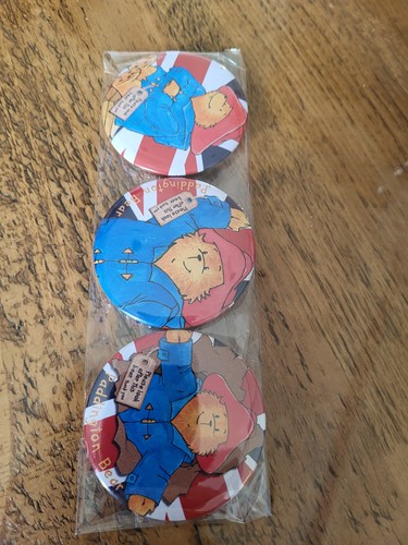 Paddington bear badges - paddington,