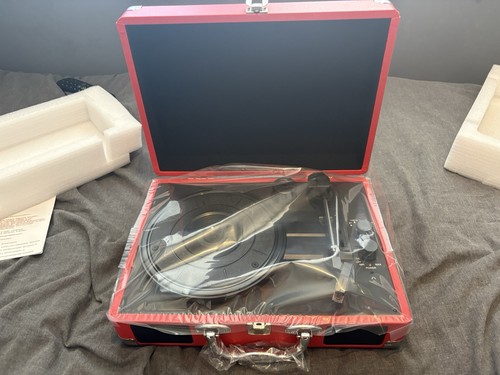 Red suitcase bluetooth - red,