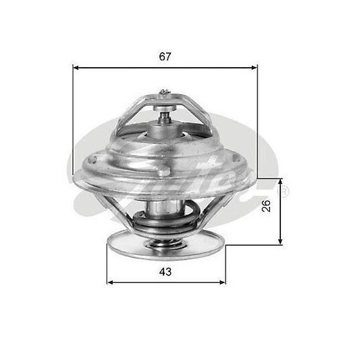 Thermostat coolant gates - thermostat,,