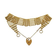 Pre-Owned 9ct Gold 6 Row Gate