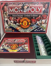 Vintage 2003 Limited Edition Manchester United Monopoly Game 100% Complete