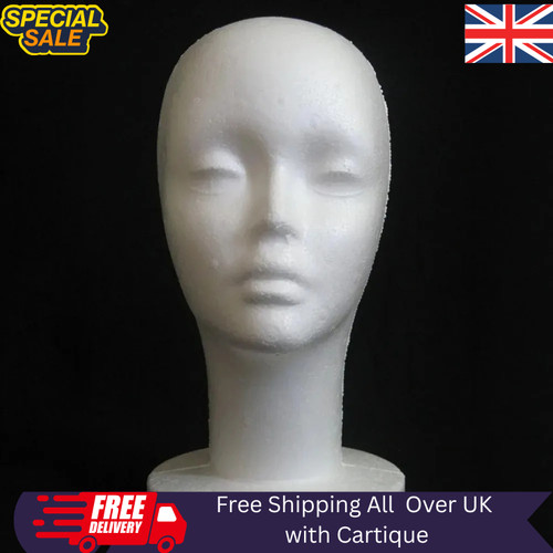 Polystyrene foam head dummy - foam,