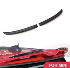 Mini Cooper S JCW F55 F56 Gloss Black Spoiler Extension Rear Wing Lips 2pcs