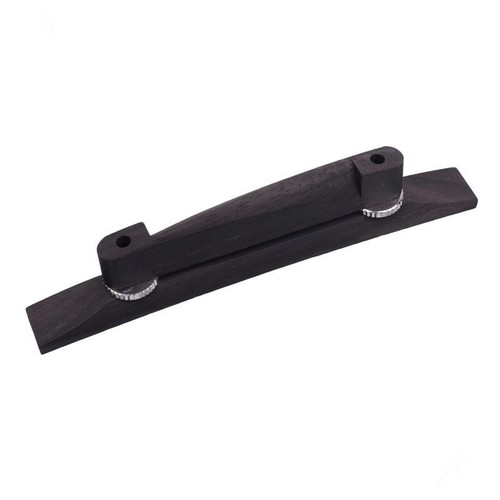 Ebony jazz guitar bridge - guitar, 6