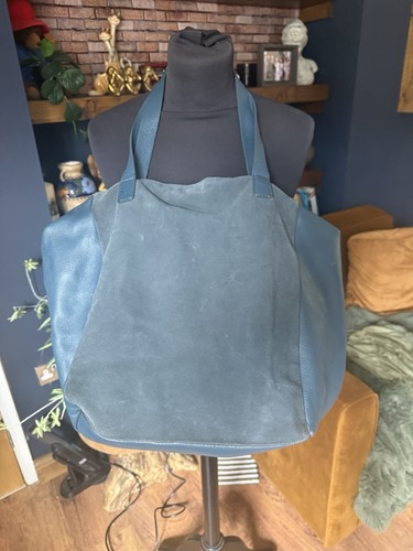 Boden blue suede - boden, tote