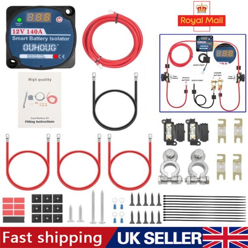 Split charge relay kit - 3m,