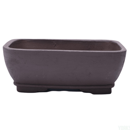 Unglazed bonsai pot - unglazed,