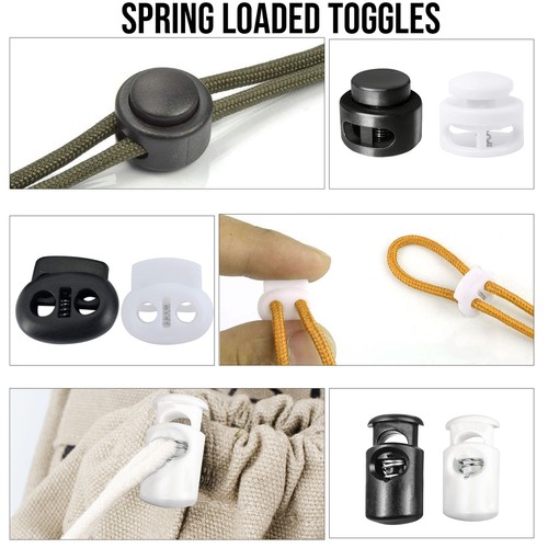 Toggle spring loaded plastic - loaded,