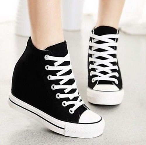 Womens trainers hidden wedge - womens,