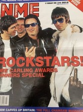 Liam Gallagher Wears Paul Frank Guitar T Shirt NME Awards 2001. Absolute Grail L