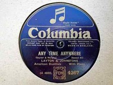 LAYTON & JOHNSTONE - CHOOSE ONE OF EIGHTEEN 78 rpm discs