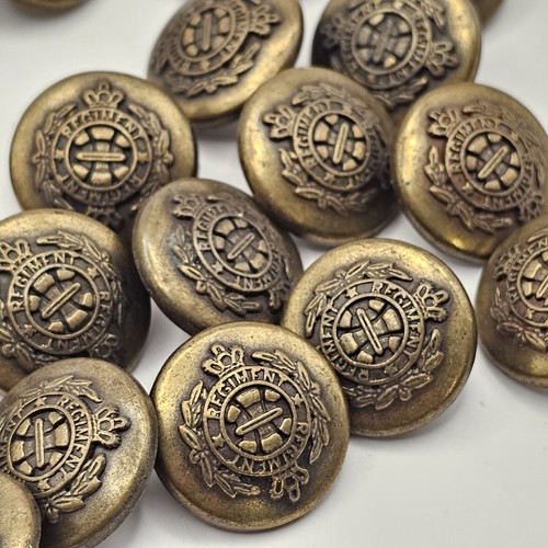 19x regiment uniform brass - 19x,