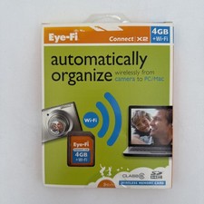 Wireless Photo & Video Uploads 4GB + Wi-Fi Connect 