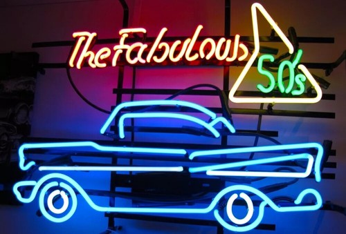 The fabulous vintage car - 50's,