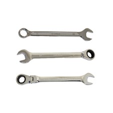US PRO BERGEN METRIC COMBINATION SPANNER RATCHET FLEXI END SPANNERS 6mm - 32mm
