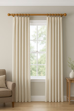 35mm Wooden Curtain Pole Set