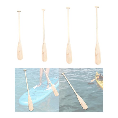 Wooden canoe paddle handheld - paddle,
