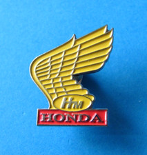 HONDA Motorcycle Wing Pin badge. Enamel.