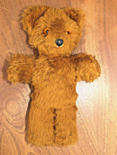 Vintage Red Brown Bear Teddy
