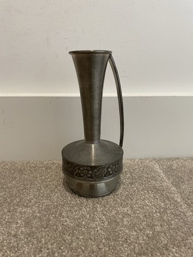 Pewter vase jug - pewter, by