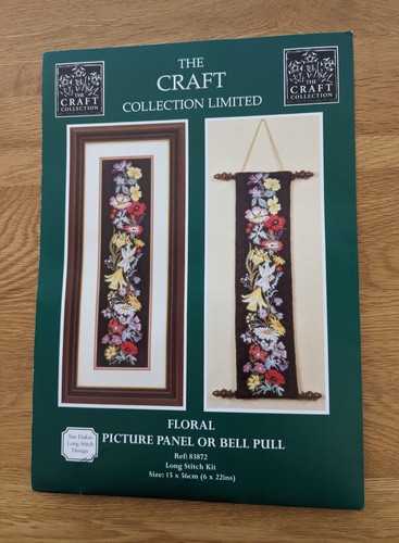 Floral picture panel bell - 'floral, or